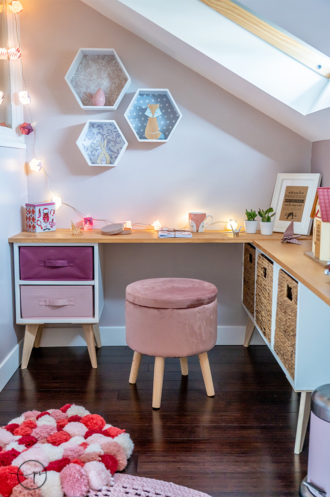 Décoration et Home Staging de la chambre d'une petit fille